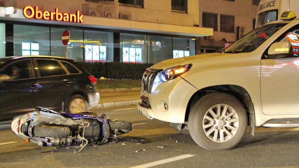 Mopedunfall auf der Sterneckstraße
