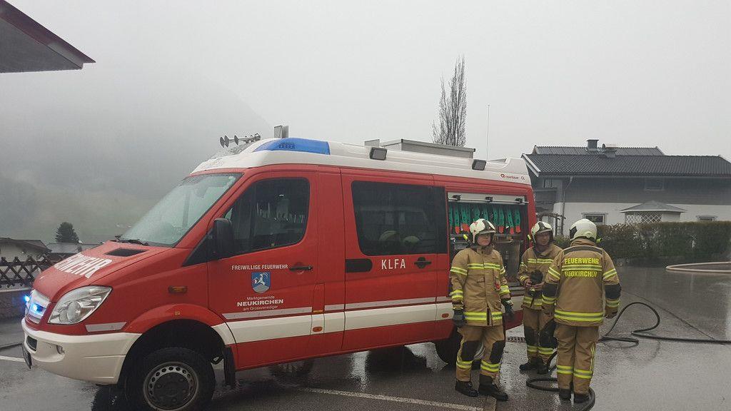 Zimmerbrand in Neukirchen