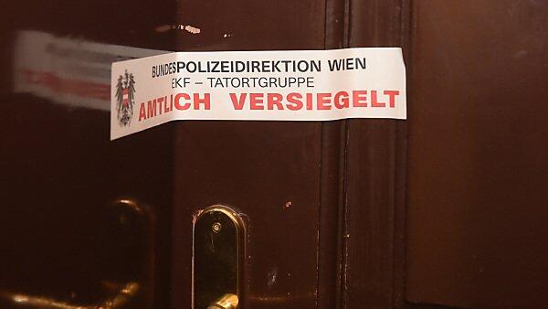 Die versiegelte Wohnung der 25-Jährigen in Wien-Wieden
