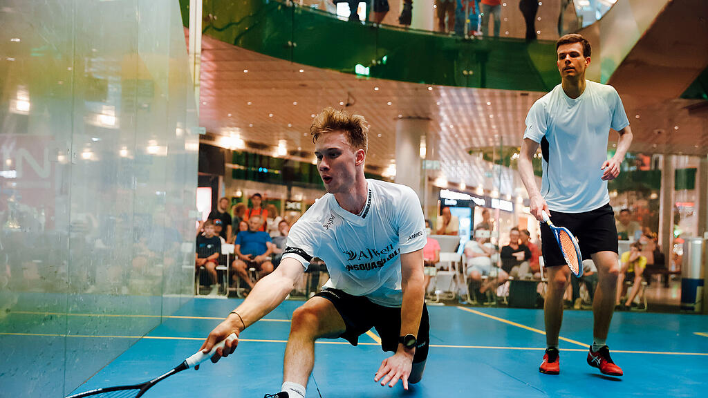 Squash im Europark: Spiele um Halbfinal-Einzug