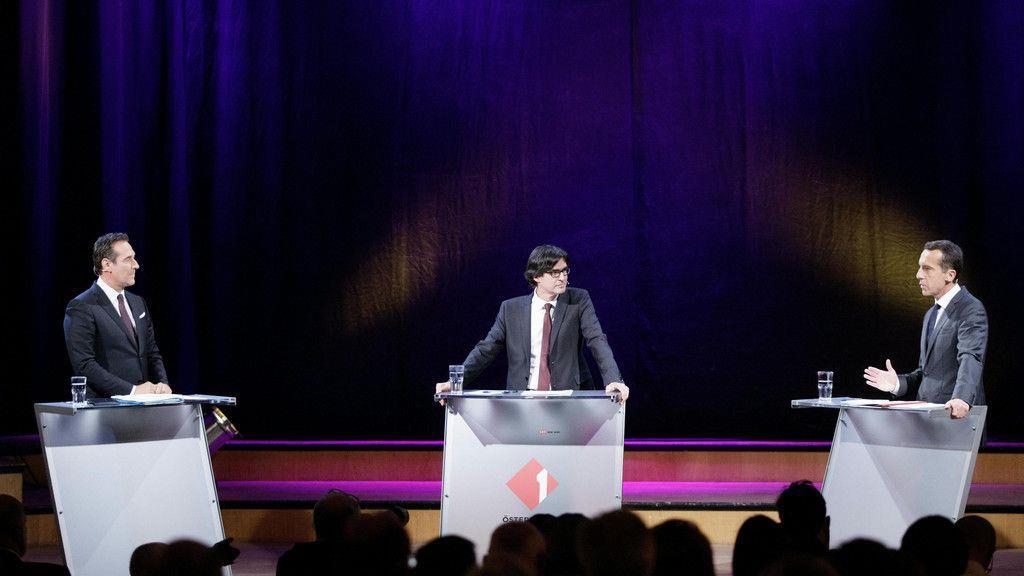 Debatte zwischen Kern und Strache