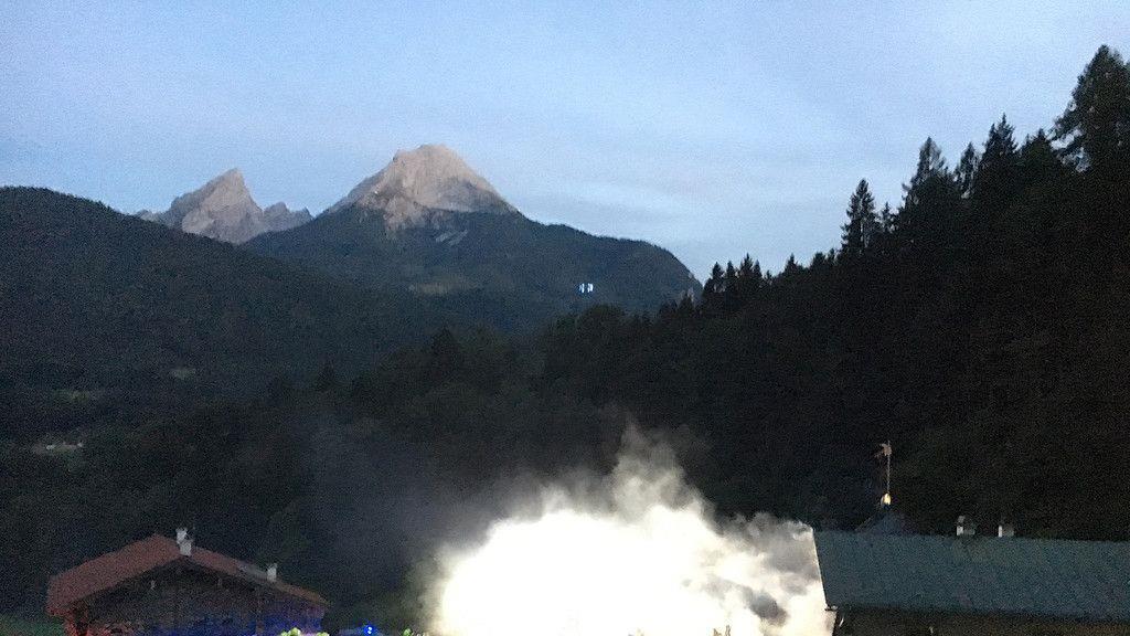 Großeinsatz bei Brand in Bischofswiesen