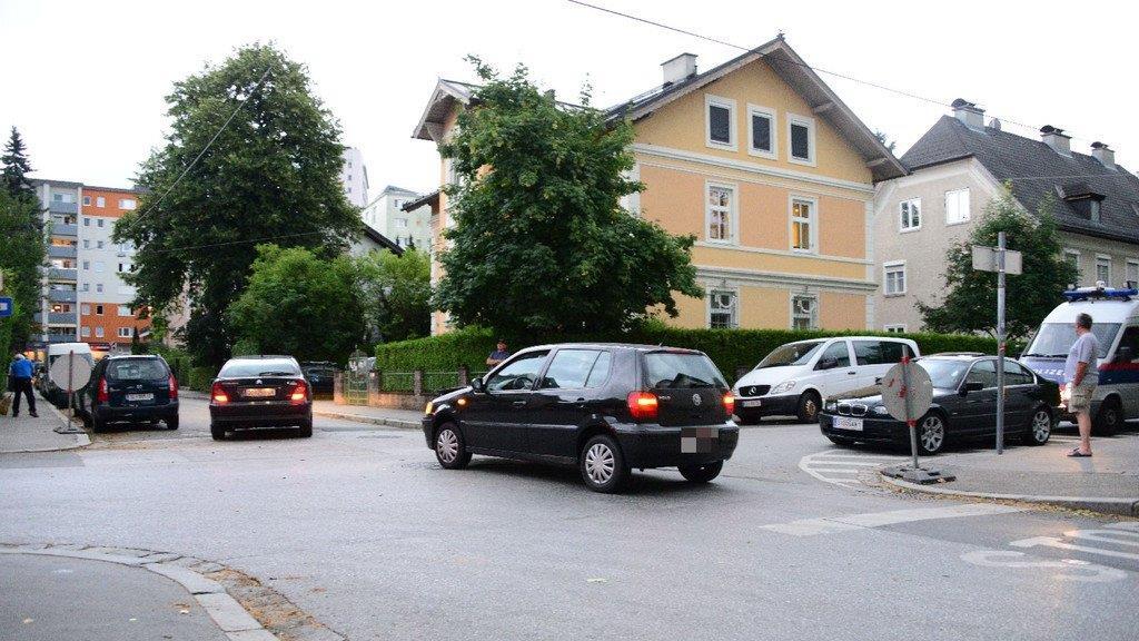Kreuzungscrash in Salzburg