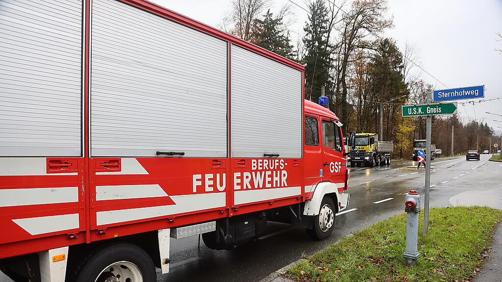 Gasleitung bei Baggerarbeiten abgerissen