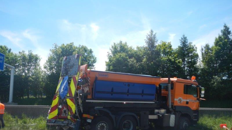 Lkw-Crash auf A1