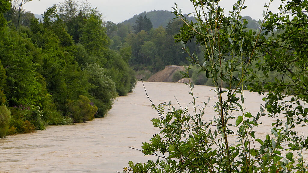 Hochwasser Saalach