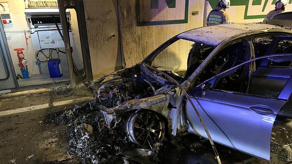 Pkw-Brand Katschbergtunnel