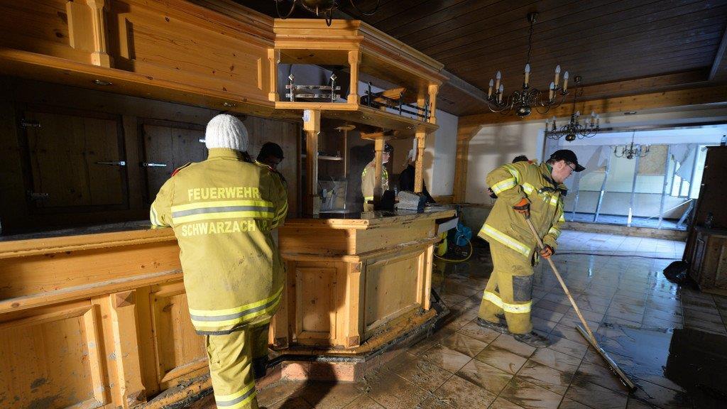 Hochwasser, Tag2: Aufräumen in Hüttau