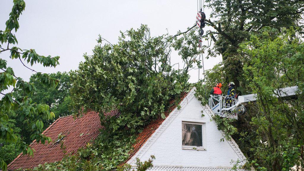 Schwere Unwetter über Deutschland