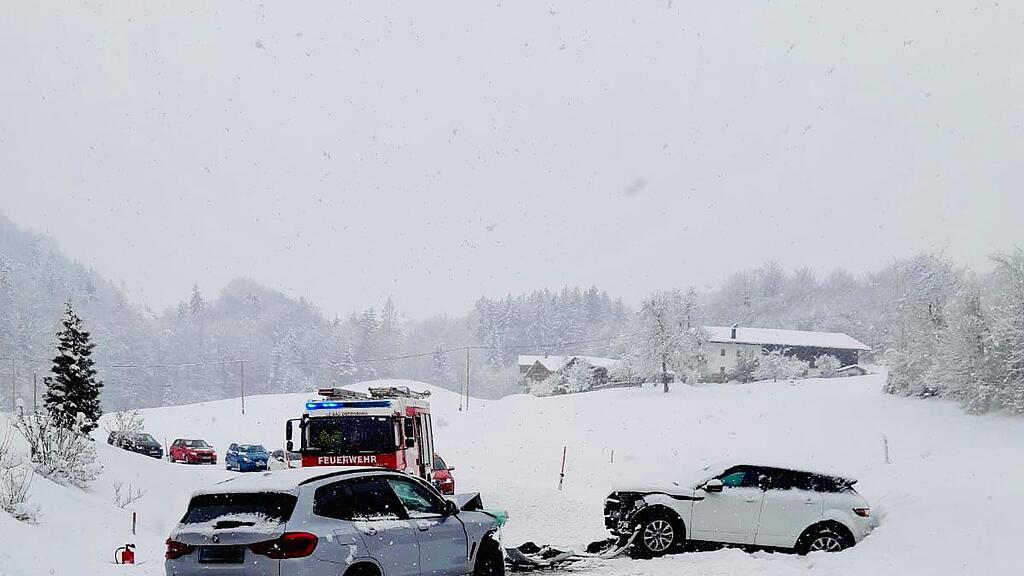 Crash auf der Dürrnberg Landesstraße