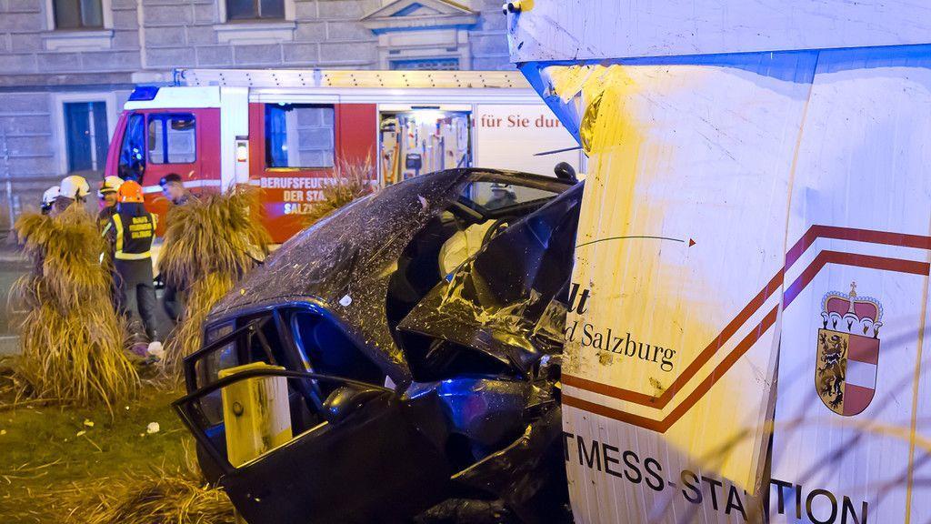 Rudolfsplatz: Alko-Lenker rast in Container