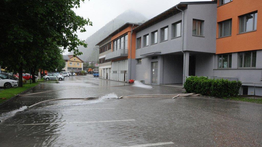 Hochwasser in Ebensee, I