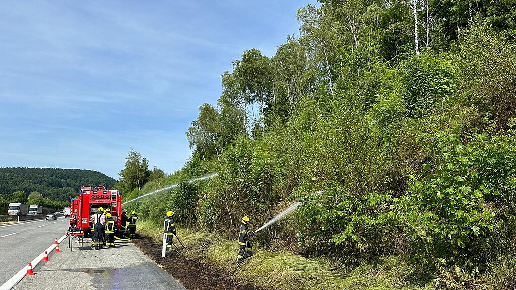 Böschungsbrand A1