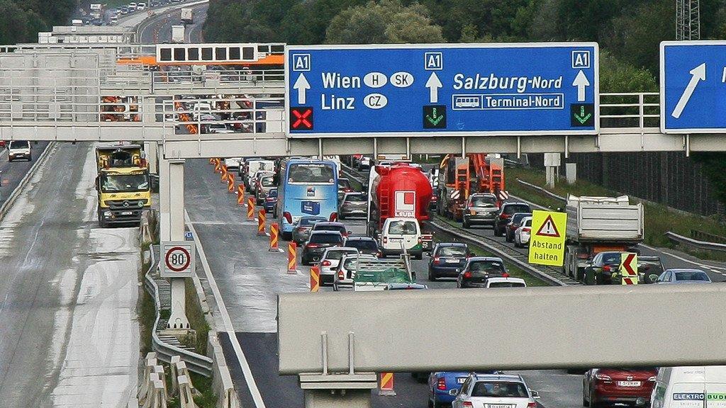 Baustelle auf A1 bringt Chaos