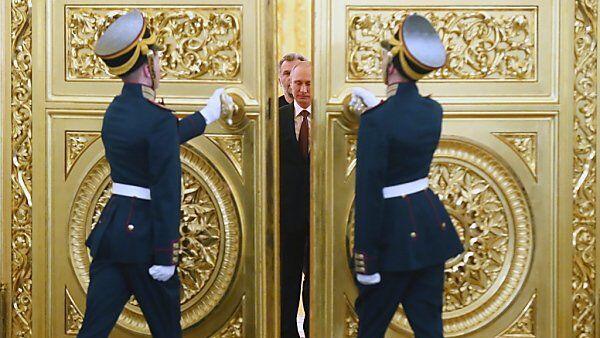 Putin vor seiner Rede