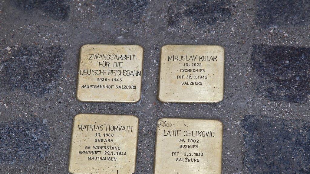 Stolpersteine in Salzburg verlegt