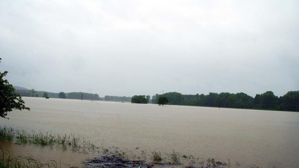Hochwasser in Oberndorf