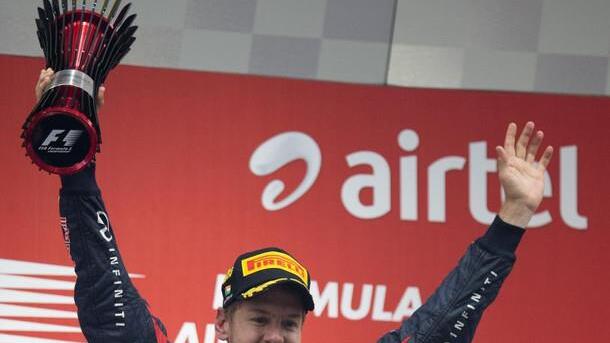 Formel 1: Vettel holte sich mit Sieg in Indien vierten WM-Titel
