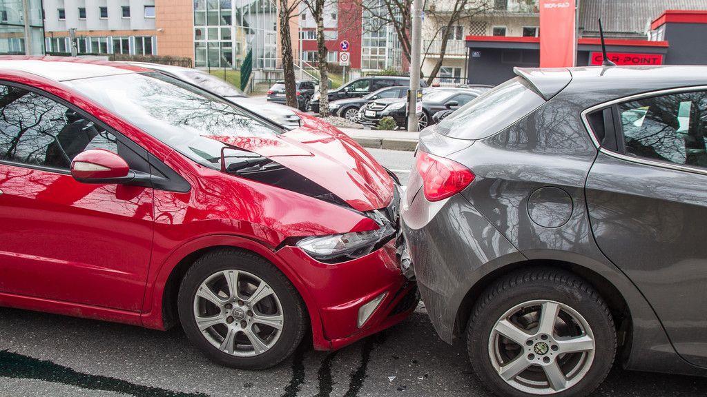 Auffahrunfall in der Vogelweiderstraße