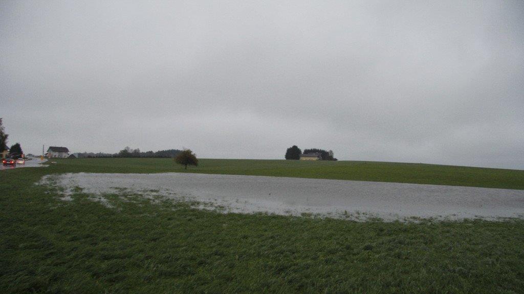 Wintereinbruch: Wassermassen in Bergheim
