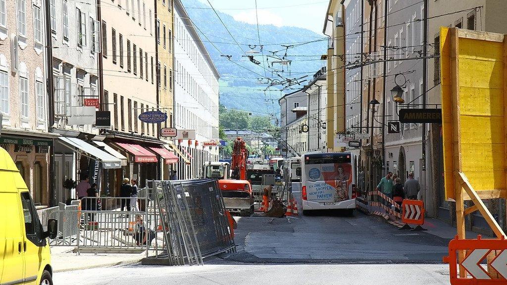 Baustelle in der Griesgasse