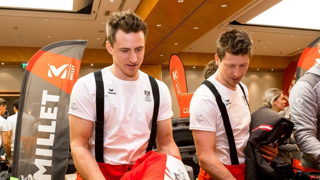 Olympia: ÖSV-Stars werden eingekleidet