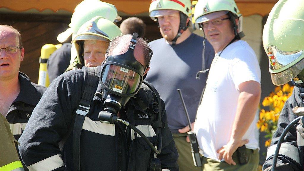 Thalgau: Bilder der Löscharbeiten
