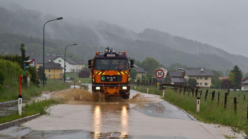 Hochwasser in Oberndorf