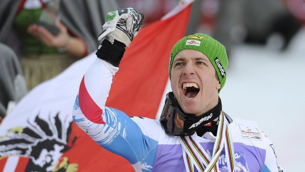 Slalom-Herren: Siegerehrung