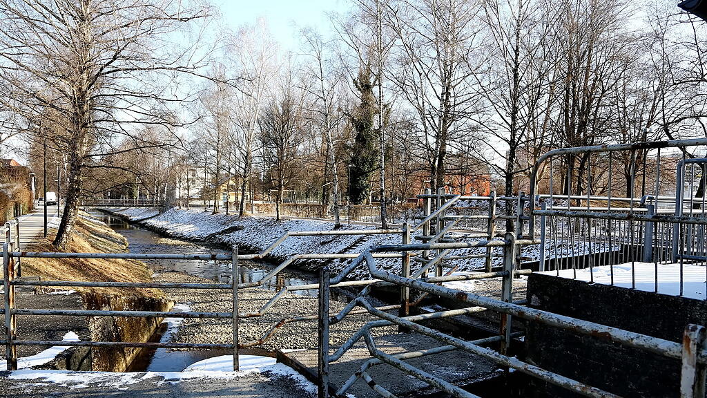 Bauarbeiten an der Glan