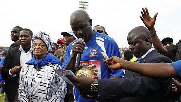 Der frühere Weltfußballer George Weah