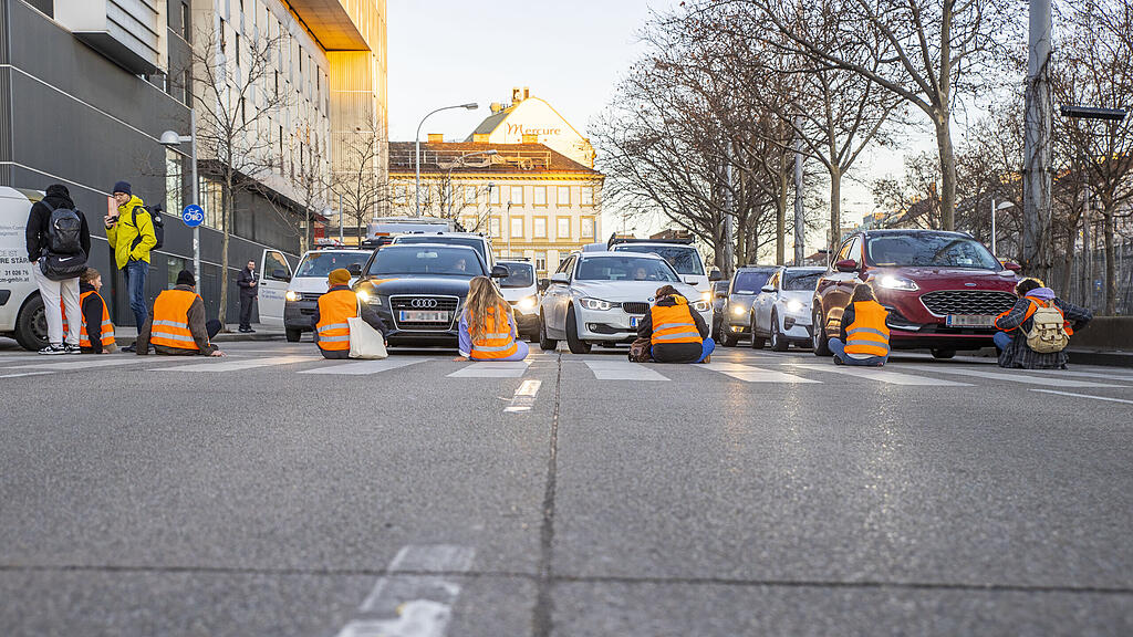 Letzte Generation Westbahnhof