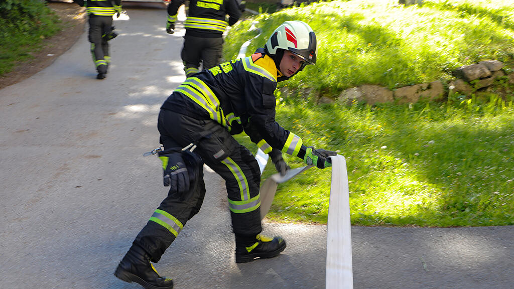 Übung Berufsfeuerwehr Kapuzinerberg