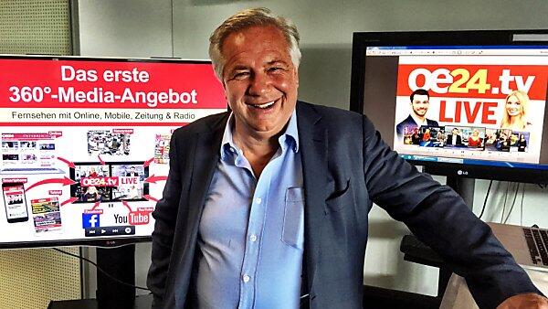 Wolfgang Fellners TV-Produkt ist seit Montag on Air