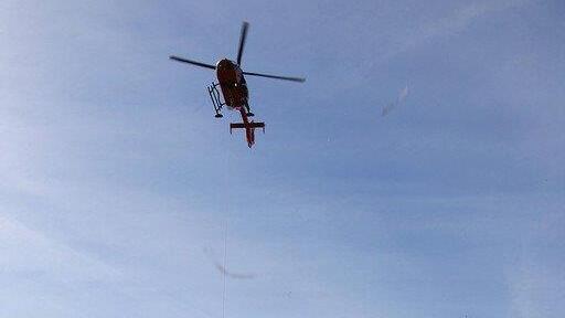Bilder der Heli-Bergung