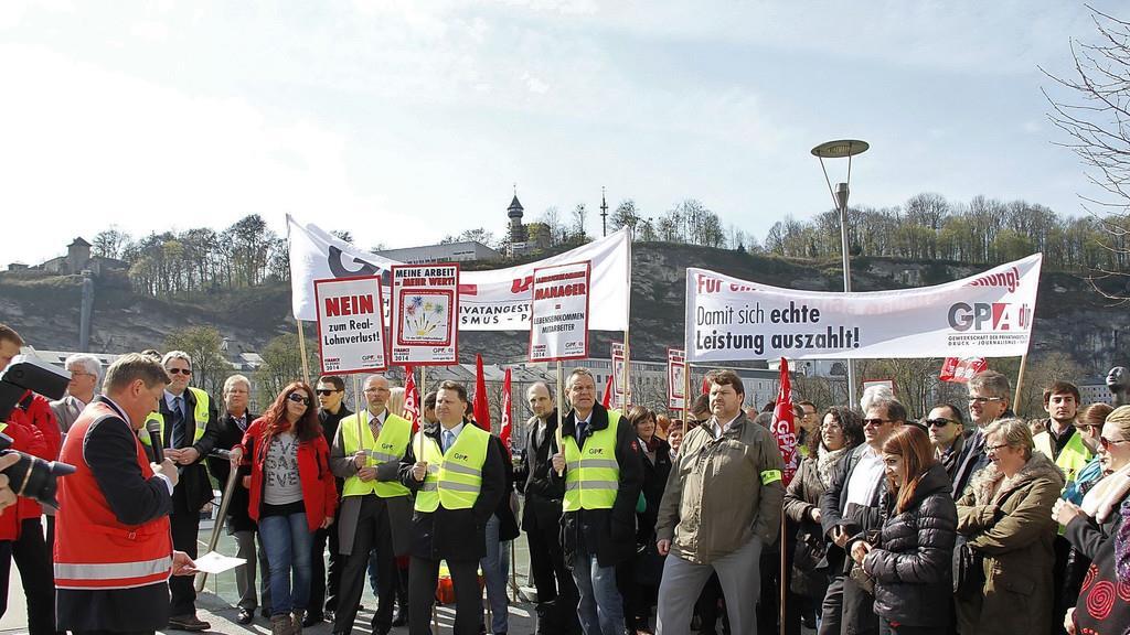 Demo der Bankangestellten I