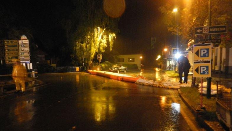 Hochwasser in Saalfelden