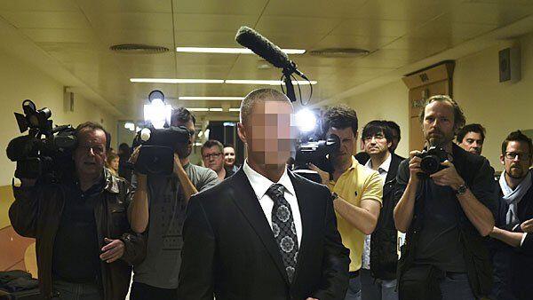 Der angeklagte mutmaßliche Rotlichtboss Richard St. am Wiener Landesgericht