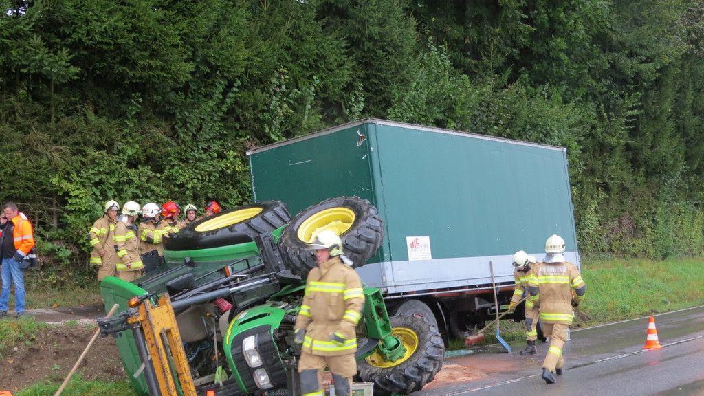 Traktorbergung in St. Georgen