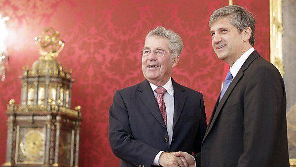 Spindelegger-Termin beim Staatsoberhaupt
