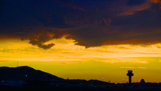 Sonnenuntergang in Salzburg