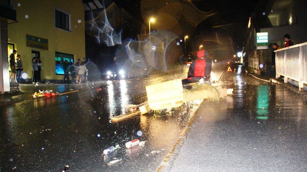 Polter-Unfall in St. Johann