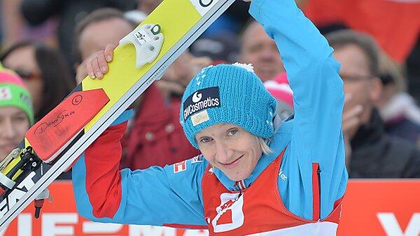Iraschko einmal mehr knapp hinter der Saison-Dominatorin