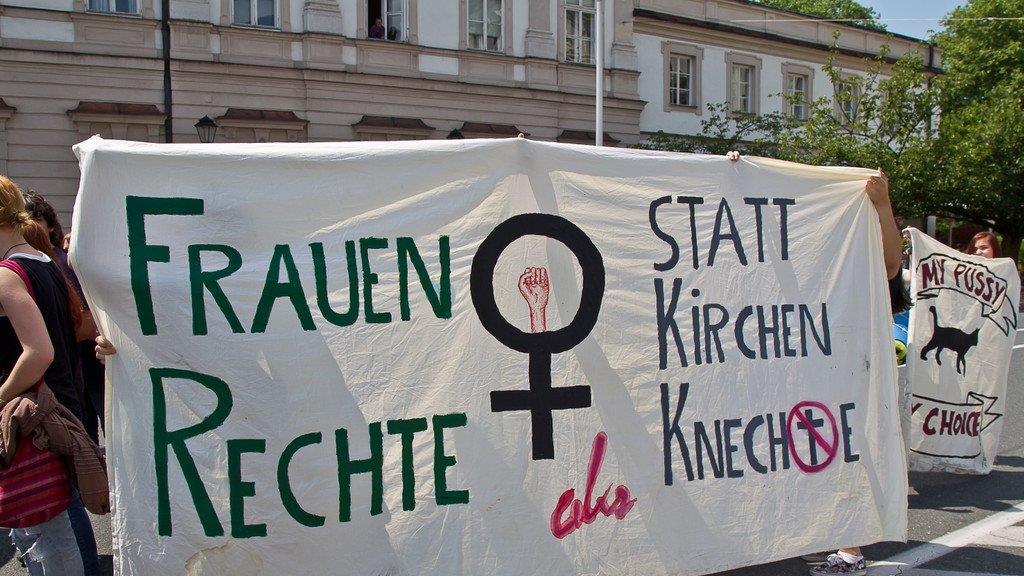 Pro Choice-Demo in Salzburg