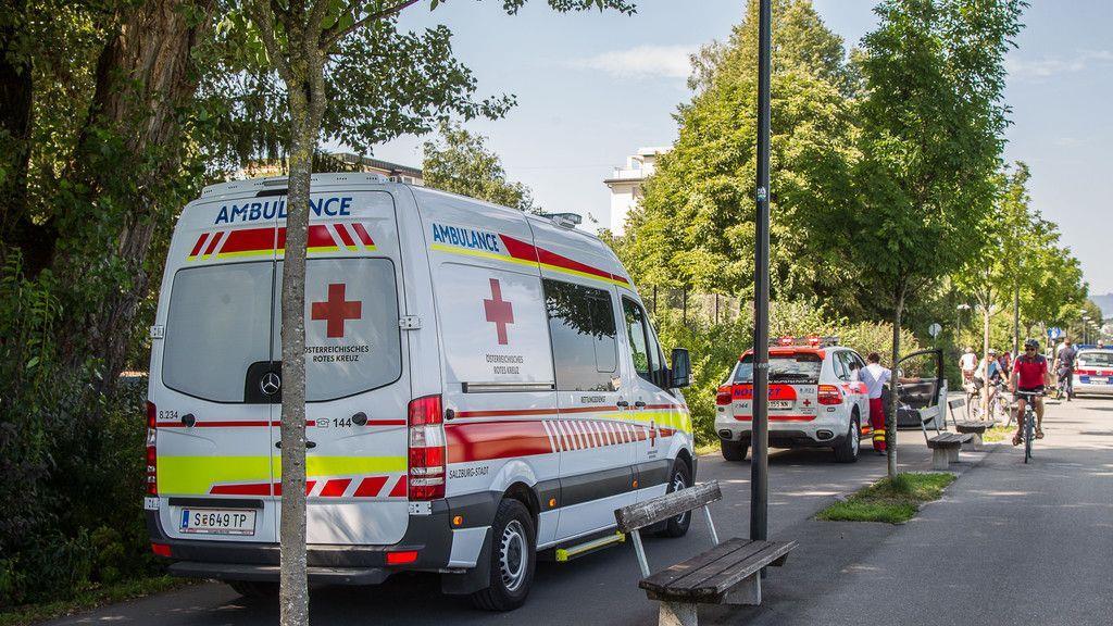 Mann aus Salzach gerettet