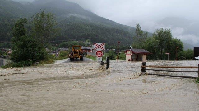 Hochwasser in Bramberg