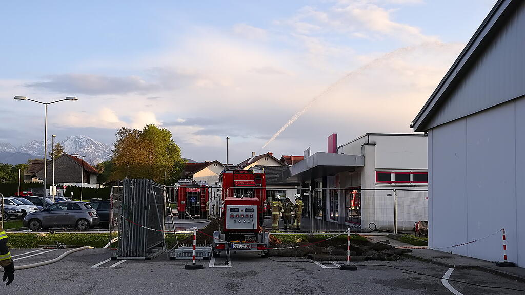 Feuerwehr-Übung in Elsbethen