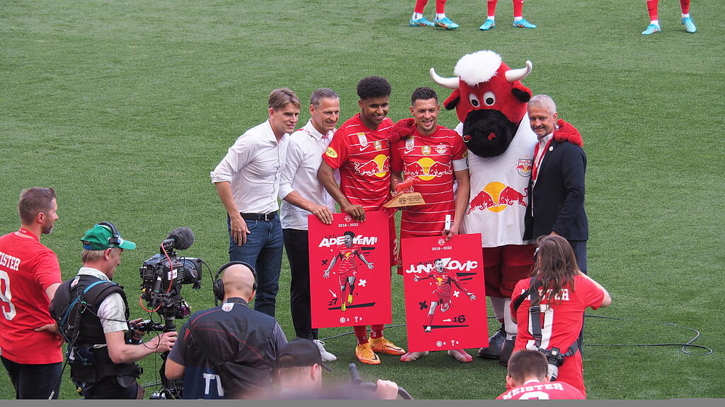 Red Bull Salzburg, Austria Klagenfurt, Meister, Adeyemi, Junuzovic
