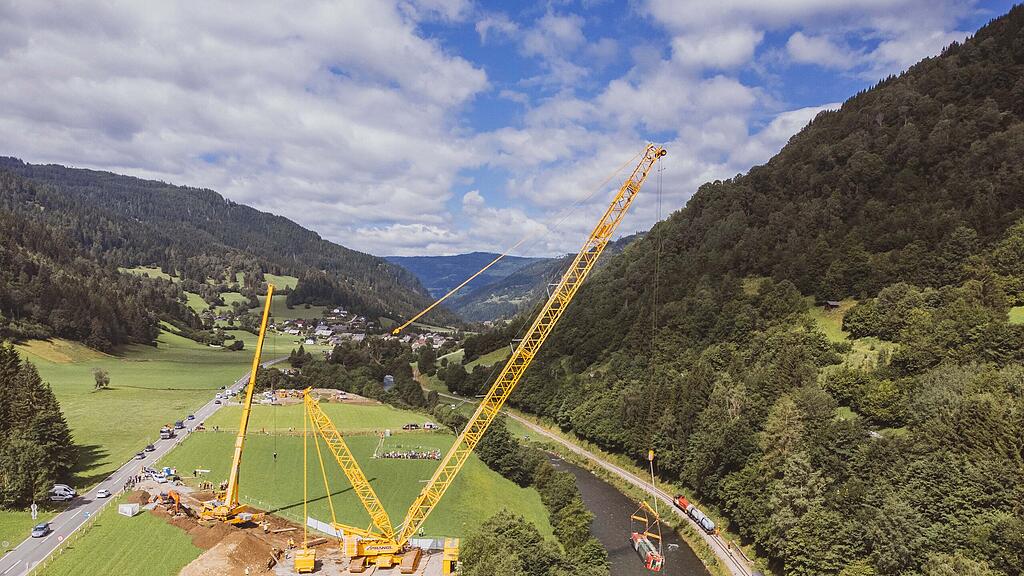 Murtalbahn-Bergung in Ramingstein