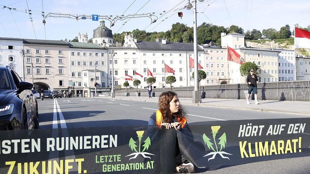 Letzte Generation: Staatsbrücke